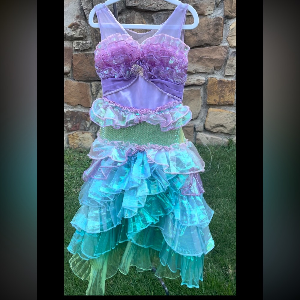 LUXE! Disney Store- Ariel The Little Mermaid Costume Dress size XS 4